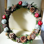 クリスマスリース(25cm)